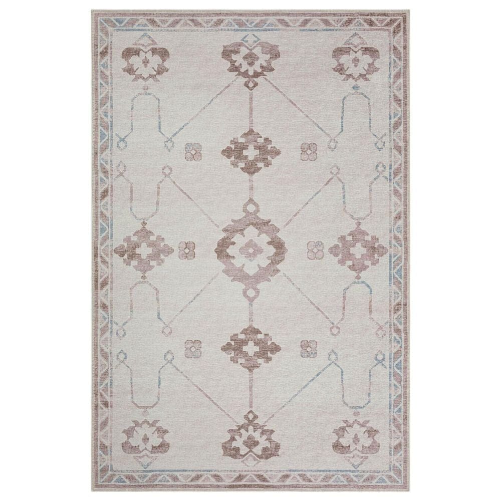 Dalyn Rug Company Sedona 8" Round Parchment Indoor/Outdoor Area Performance Rug, , large