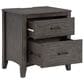Ashley Montillan King Panel Bed and Two Nightstands in Grayish Brown, , large