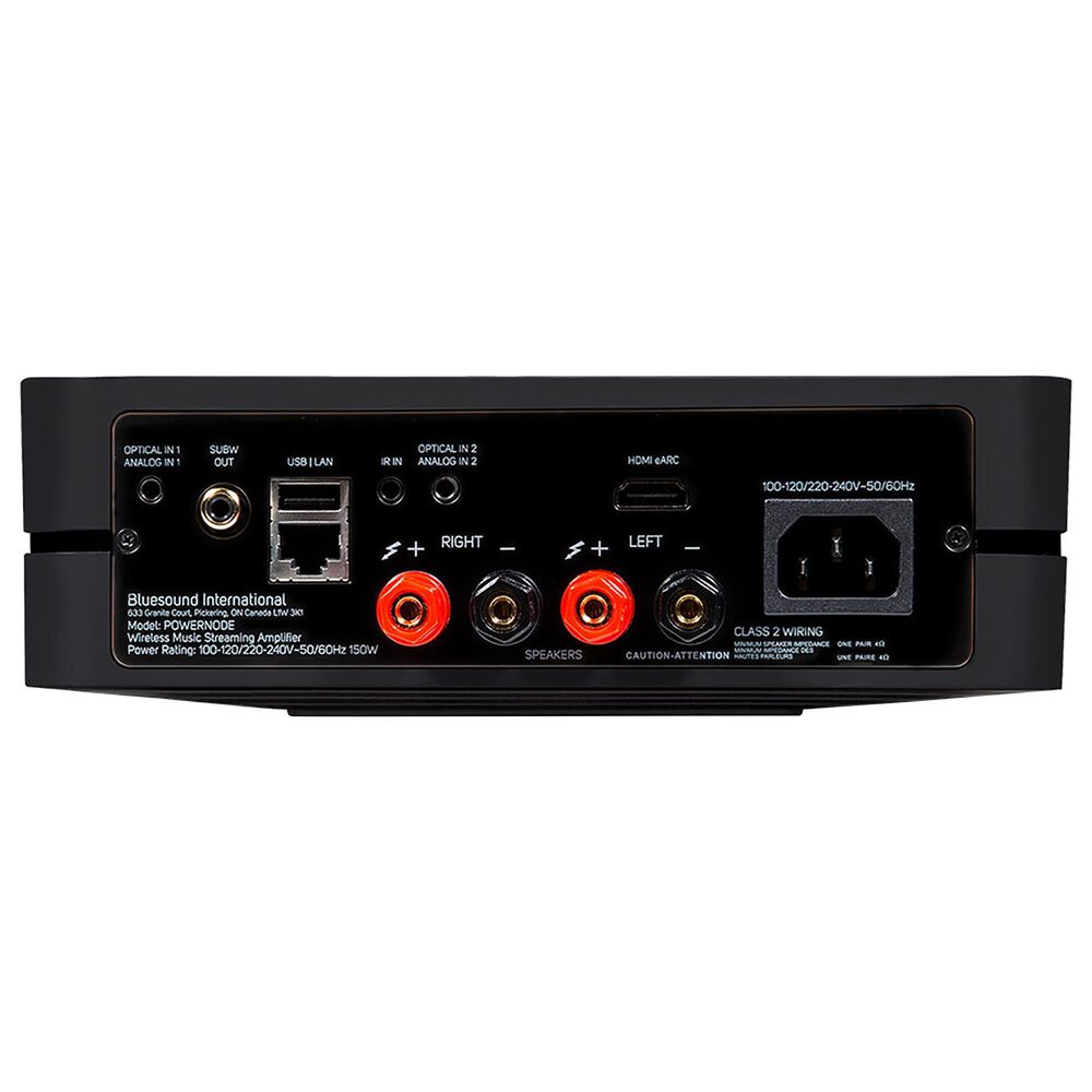 Lenbrook PowerNode Wireless Multi-Room Music Streaming Amplifier in Black, , large