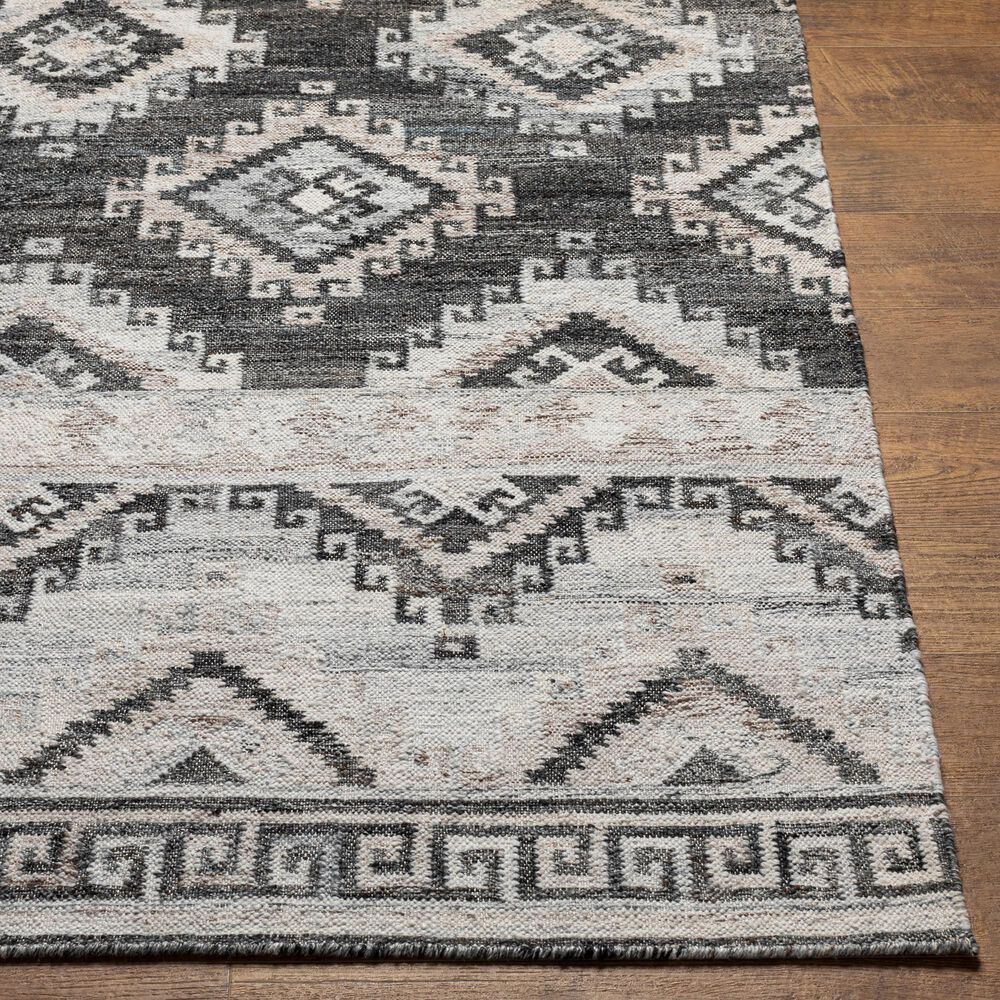 Surya Alyssa 2&#39; x 3&#39; Black, White, Gray and Brown Area Rug, , large