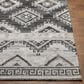 Surya Alyssa 2" x 3" Black, White, Gray and Brown Area Rug, , large