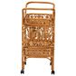 Baxton Studio Diwata 2-Tier Rattan Kitchen Cart in Natural Brown, , large
