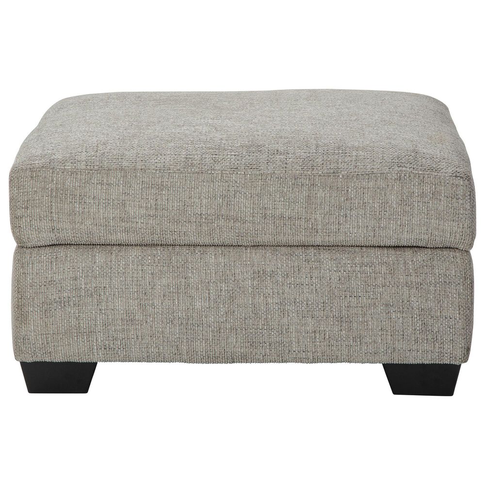 Ashley Megginson 3-Piece Left Facing U-Shaped Sectional with Sofa Chaise and Storage Ottoman in Storm, , large