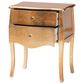 Baxton Studio Patrice 2-Drawer End Table in Gold, , large