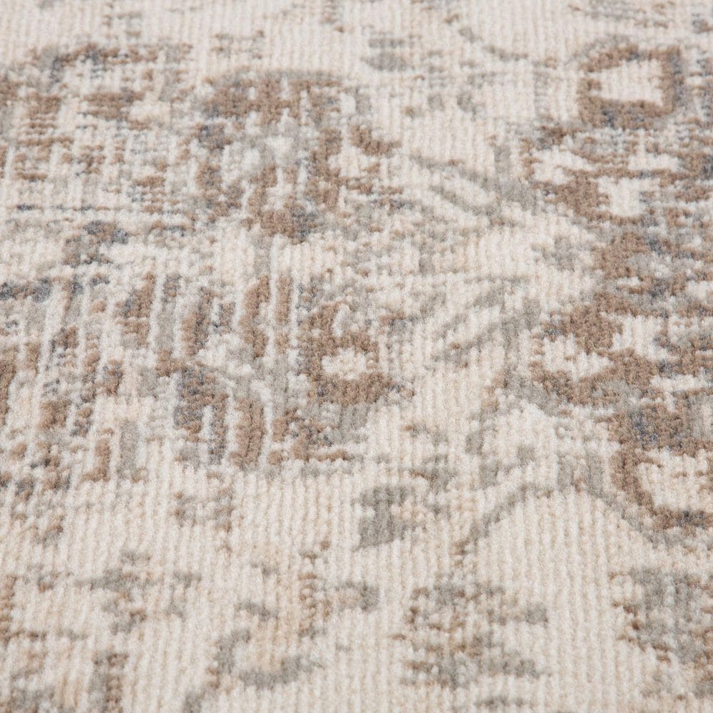 Amer Rugs Alpine 7&#39;10&quot; Round Light Beige Area Rug, , large
