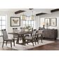 Hawthorne Furniture Hearst Side Chair w/Upholstered Seat and Back in Reclaimed Chevron, , large