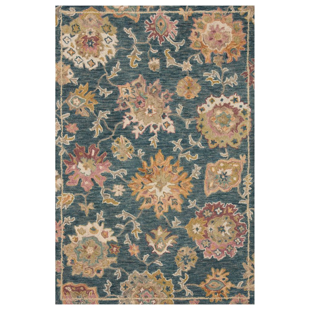 Loloi Padma Navy and Multicolor 7"9" x 9"9" Area Rug, , large
