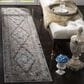 Safavieh Aria ARA106E 2" x 8" Beige and Blue Runner, , large