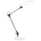 Timberlake Swing Arm Architect Desk Lamp with LED Ring Light in White, , large