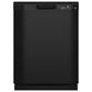GE Appliances 24" Built-In Integrated Handle Dishwasher with Front Control and 52 dBA in Black, , large