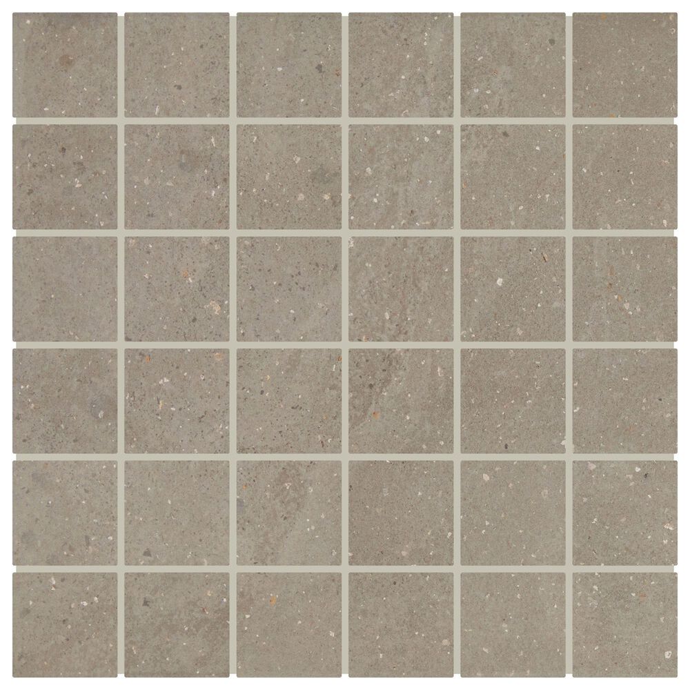 Dal-Tile Exposition Greige 2" x 2" Straight Joint on 12" x 12" Porcelain Mosaic Sheet, , large
