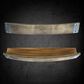 Aged & Charred Barrel Stave Wall Shelf in Natural, , large