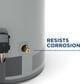 GE Appliances RealMAX Platinum 50-Gallon Tall Natural Gas Atmospheric Water Heater in Gray, , large