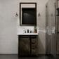 Lexora Home Marsyas 30" Single Bathroom Vanity in Rustic Brown with White Quartz Top and Rectangular Sink, , large