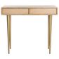 Safavieh Leni Desk in Natural/Brass, , large