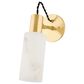 Hudson Valley Lighting Malba 1-Light Wall Sconce in Aged Brass, , large