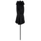 CorLiving Bertha 15" Black Double Umbrella without Base, , large