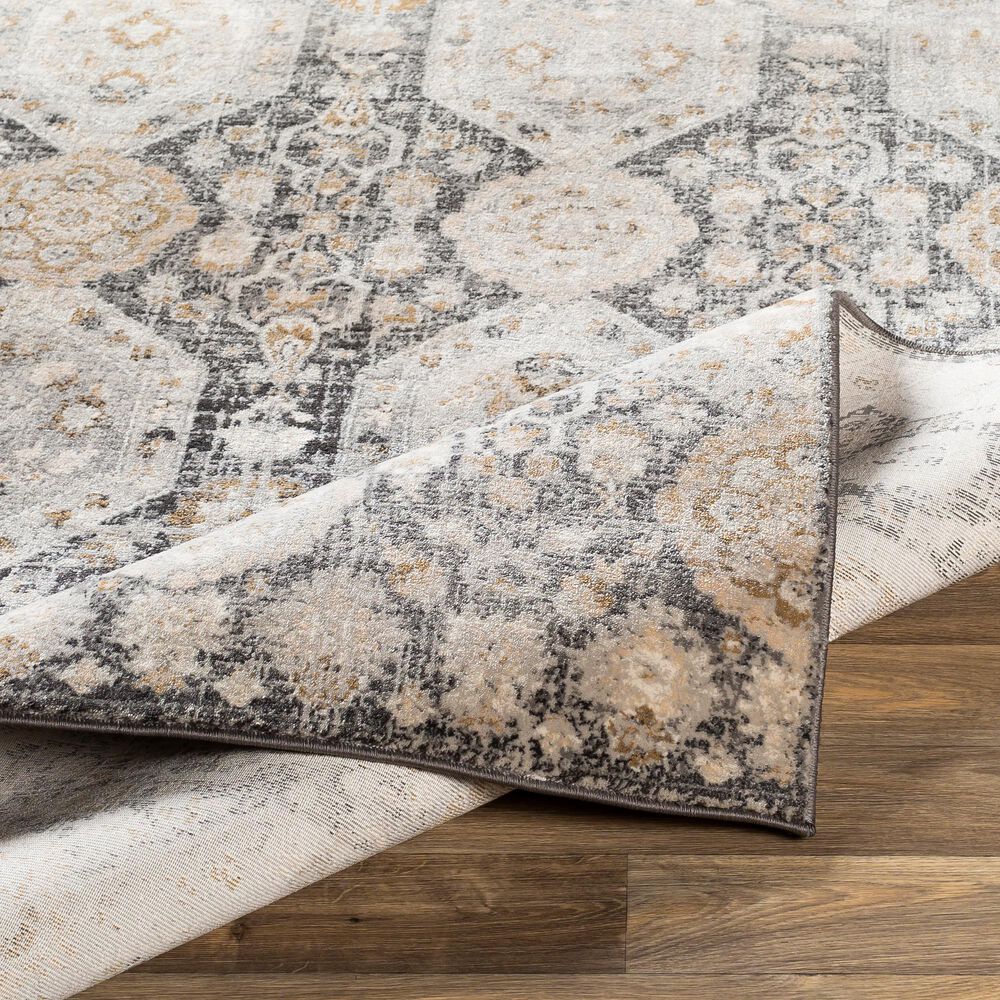 Surya Indigo IGO-2307 2&#39; x 2&#39;9&quot; Black, Tan and White Scatter Rug, , large
