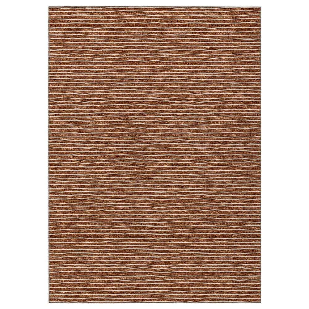 Dalyn Rug Company Laidley 10" x 14" Paprika Indoor/Outdoor Area Rug, , large