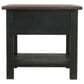 Ashley Tyler Creek Rectangular End Table in Grayish Brown/Black, , large