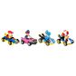 Hot Wheels Mario Kart Toy Character Vehicle 4-Pack - Diddy Kong, Waluigi, Blue Yoshi, Toad, , large