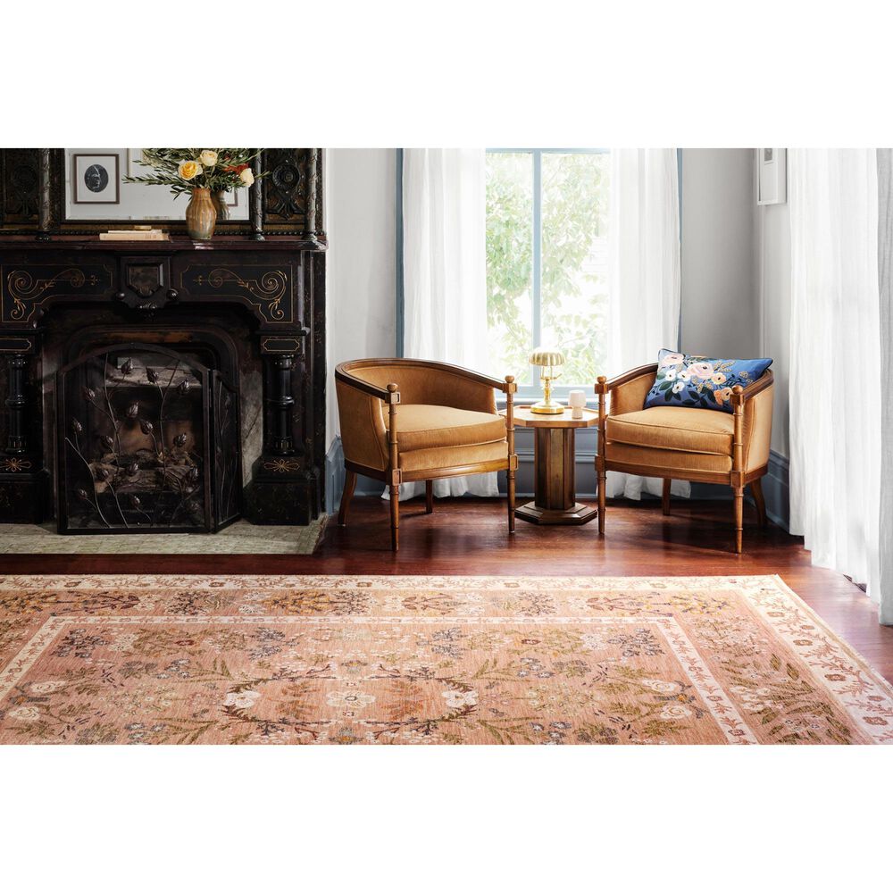 Rifle Paper Co. x Loloi Kismet Arabesque Camel 7'10" x 10'10" Area Rug, , large