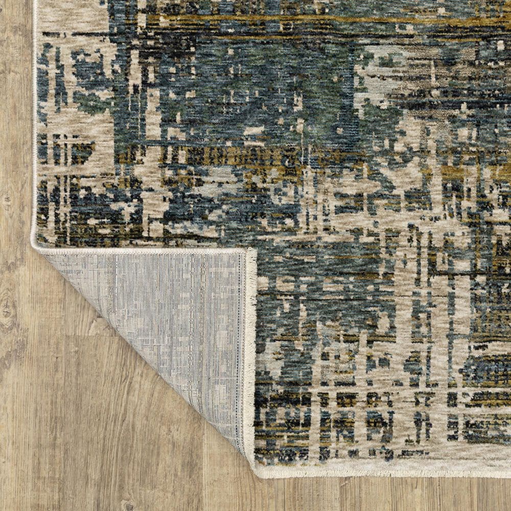 Oriental Weavers Hayden 7&#39;10&quot; x 10&#39;10&quot; Blue and Gold Area Rug, , large
