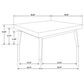 Pacific Landing Westerly Coffee Table in Walnut Brown, , large