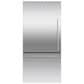 Fisher & Paykel 17 Cu. Ft. Counter Depth Refrigerator with Left Hinge in Stainless Steel, , large