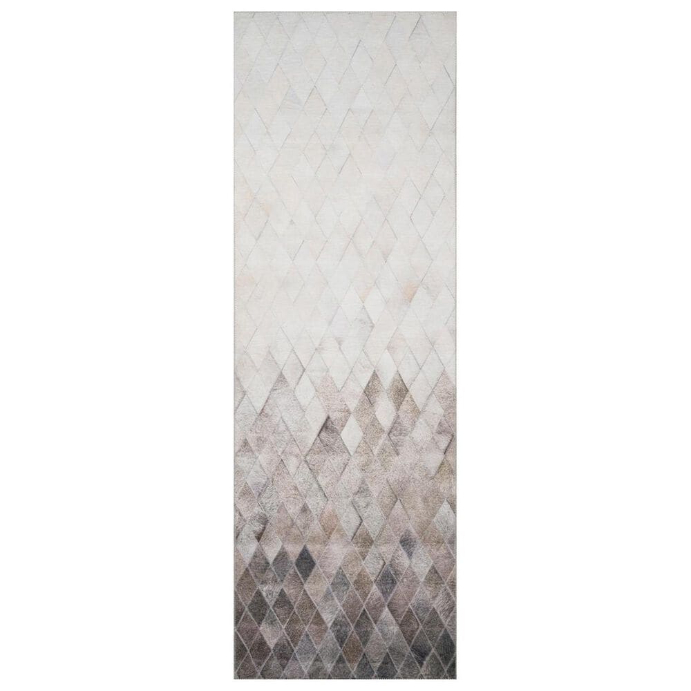 Loloi II Maddox MAD-04 2"6" x 7"6" Sand and Taupe Runner, , large