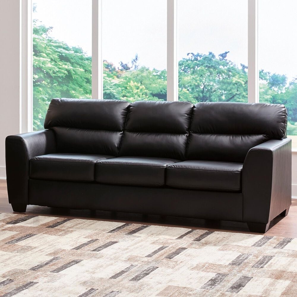 Ashley Glennbre Stationary Sofa in Midnight, , large