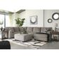 Signature Design by Ashley Ballinasloe 3-Piece Right Facing U-Shaped Sectional in Platinum, , large