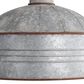 Golden Lighting Tinsmith 1-Light Mini Pendant in Aged Galvanized, , large