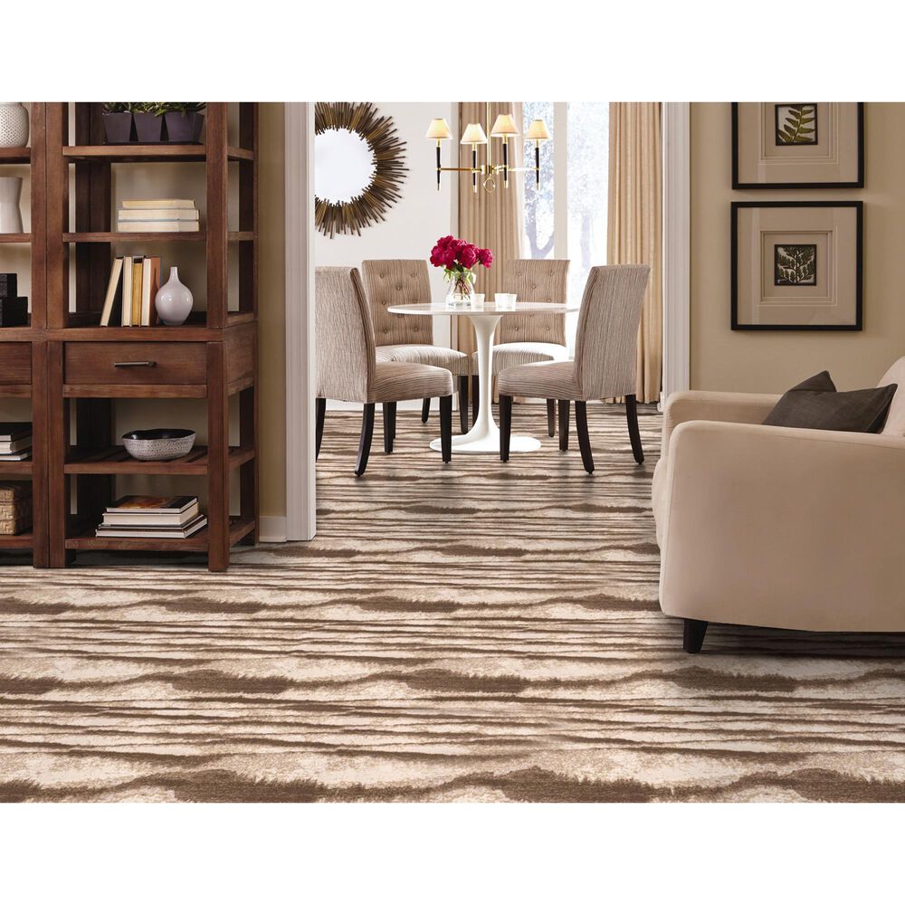 Stanton Illusionist Vanishing Point Carpet in Earth, , large