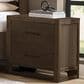 Viceray Collections Lodge and Loft 2-Drawer Nightstand in Dark Oak, , large