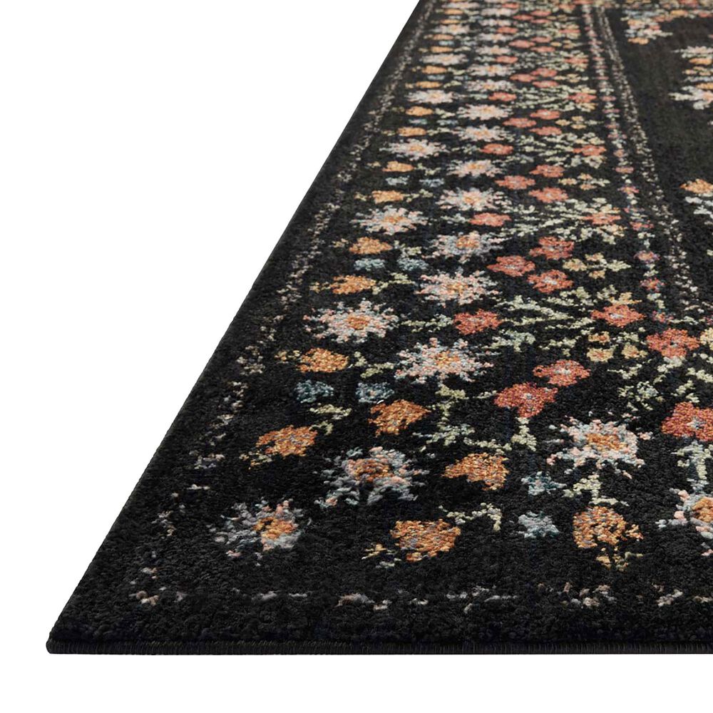 Rifle Paper Co Laurel Eleanor 7&#39;10&quot; x 10&#39; Black Area Rug, , large