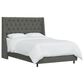 Skyline Furniture Queen Wingback Bed in Zuma Charcoal, , large