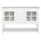 Walker Edison 52" TV Stand in White, , large