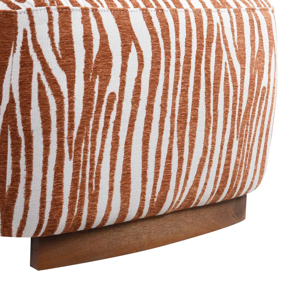 Furniture of America Orynt Accent Chair in Rustic Orange, , large