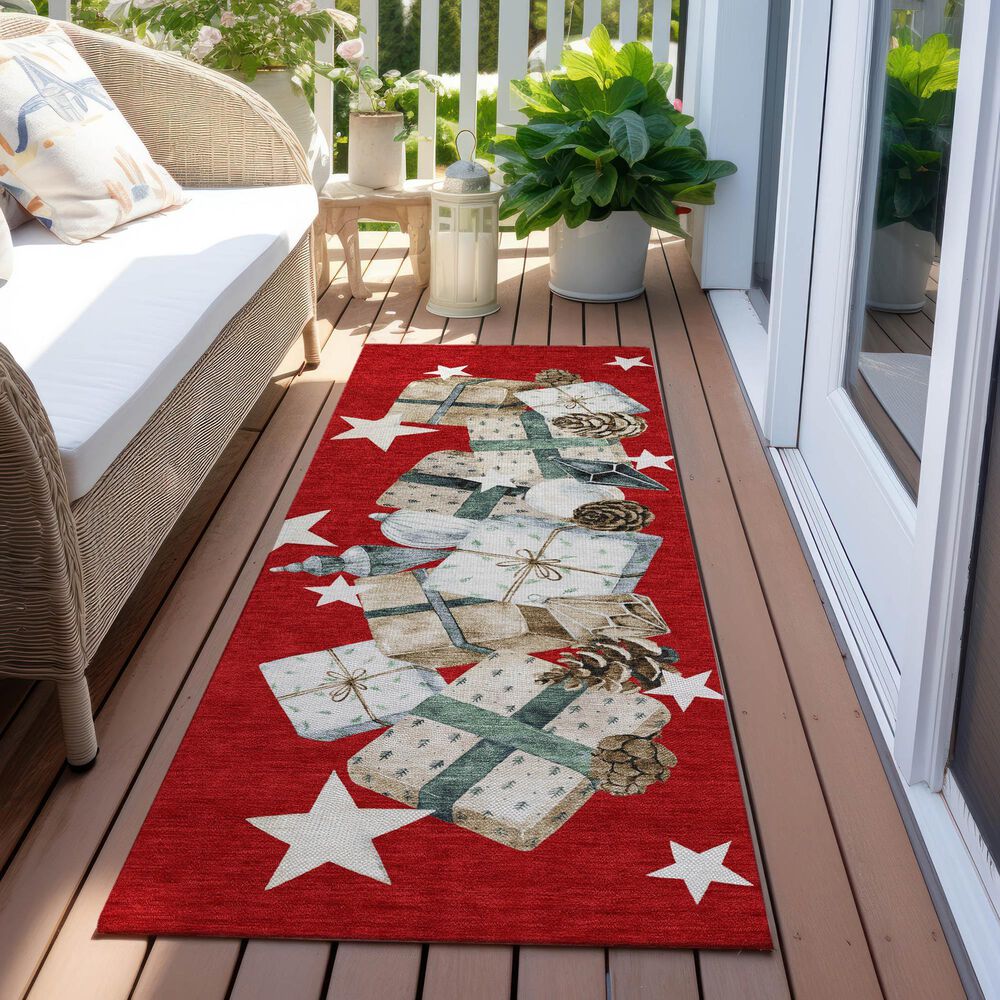 Dalyn Rug Company Wonderland WN33 Red 2&#39;3&quot; x 7&#39;6&quot; Runner, , large