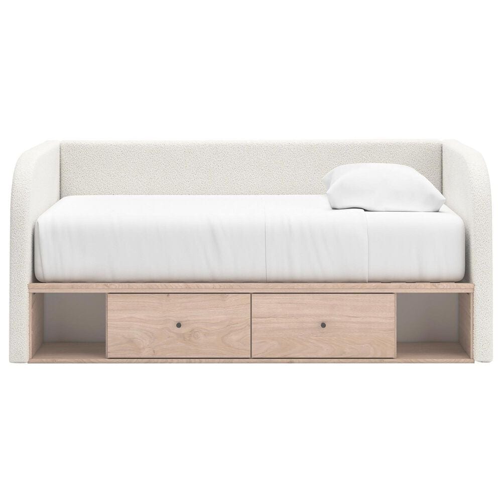 Ashley Arloster Full Upholstered Day Bed with Storage  in White, , large