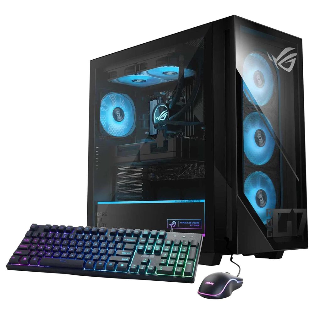 ASUS G700 Gaming Desktop PC | Intel Core Ultra 7 265F - 32GB RAM - NVIDIA GeForce RTX 5060TI Graphics - 2TB SSD in Black, , large