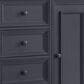 Oxford Baby Weston 4 Drawer 4 Shelf 1 Door Chifferobe in Midnight Slate, , large