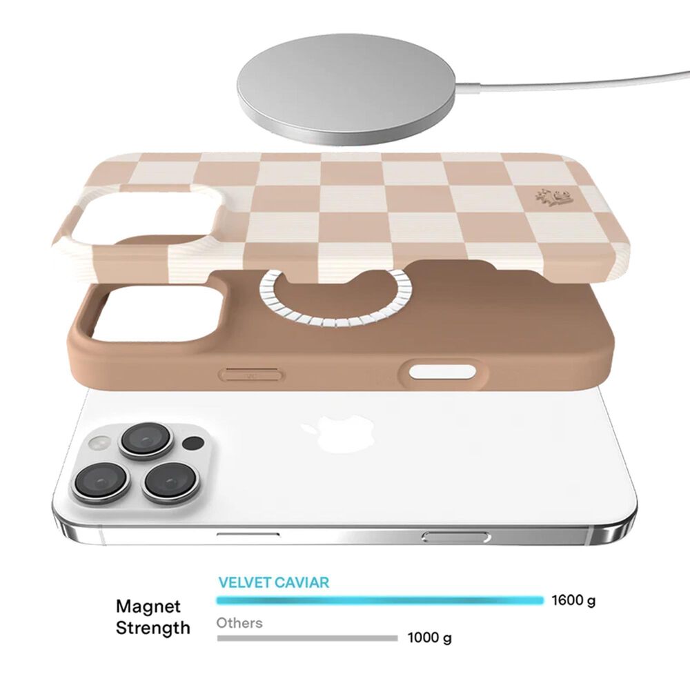 Velvet Caviar MagSafe Case for Apple iPhone 16 Pro - Nude Vibe Checker, , large
