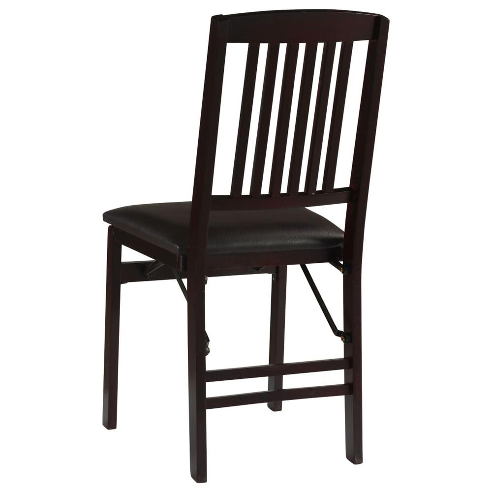 Linden Boulevard Triena Folding Chair in Espresso, , large