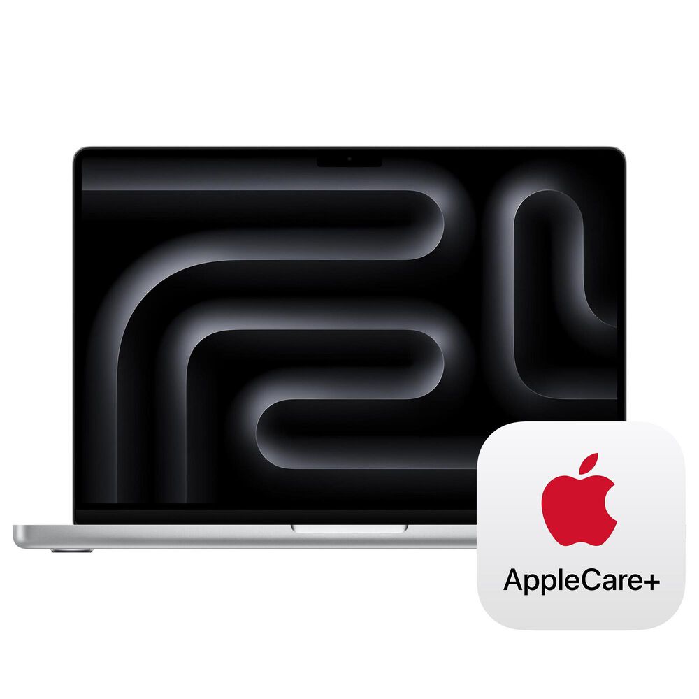 Apple MacBook Pro 14.2" Laptop - Apple M4 Max chip 14-core - 36GB RAM - 32-core GPU - 1TB SSD in Silver with 3-Year AppleCare+, , large