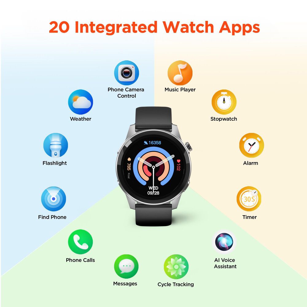 Hypercel ACTIV8 SMARTWATCH + FITNESS TRACKER, , large