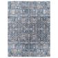 Surya Cardiff CDF-2309 Blue, Deep Teal, Medium Gray, Light Gray, Camel and Charcoal 7"10" x 10"2" Area Rug, , large