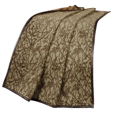 HiEnd Accents Highland Lodge 50" x 60" Reversible Throw Blanket in Olive and Brown, , large