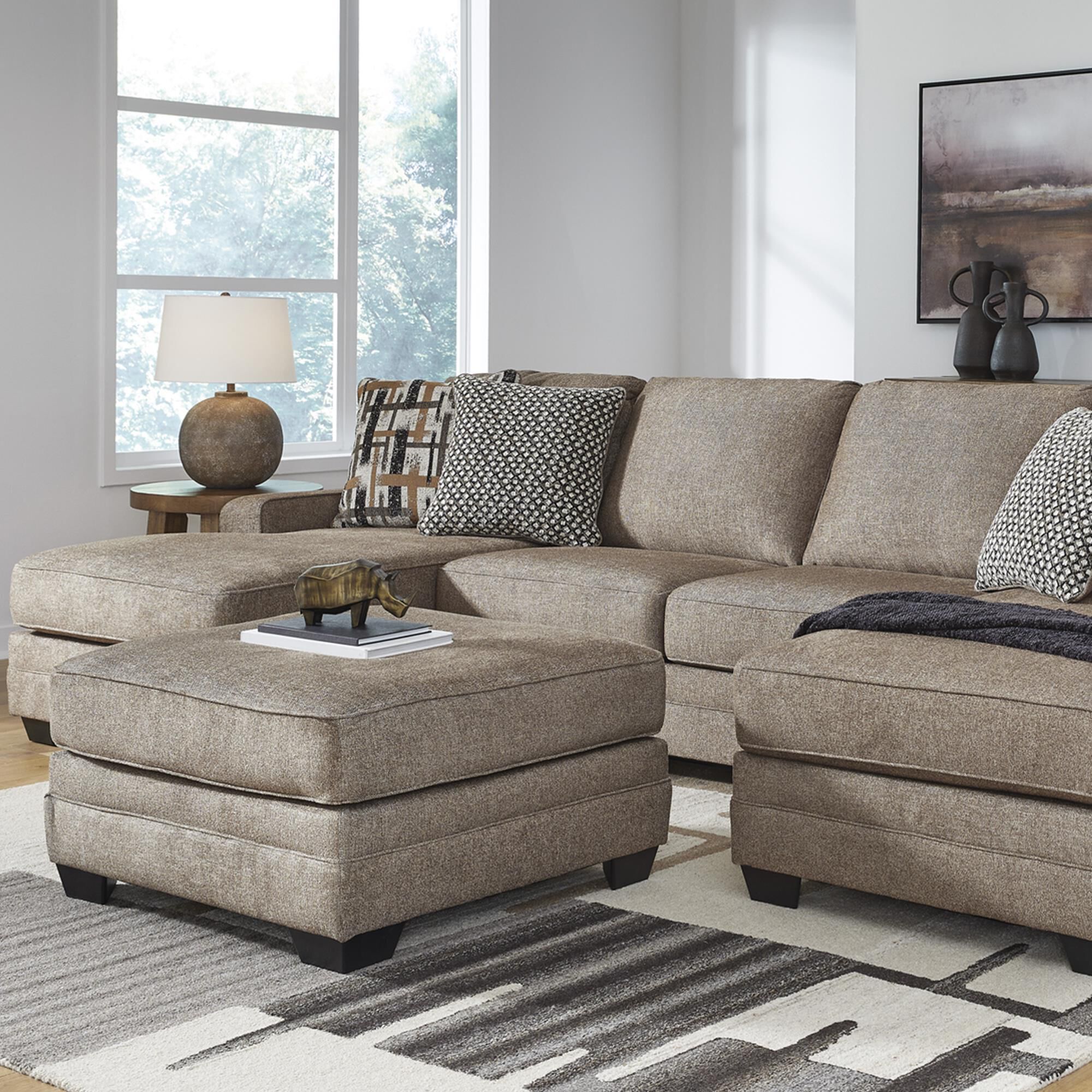 NEIGHBORHOOD × ACME Furniture ＋オマケ Ashley Cannonbrook Oversized Accent Ottoman in Nutmeg